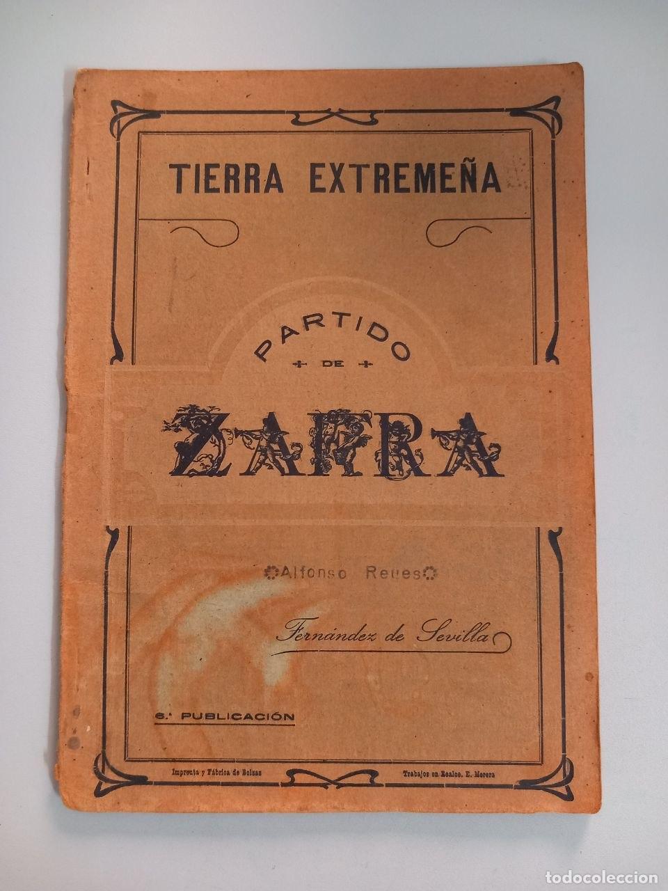books: Tierra extreme&ntilde;a. Partido de Zarra. - FERN&Aacute;NDEZ DE SEVILLA: