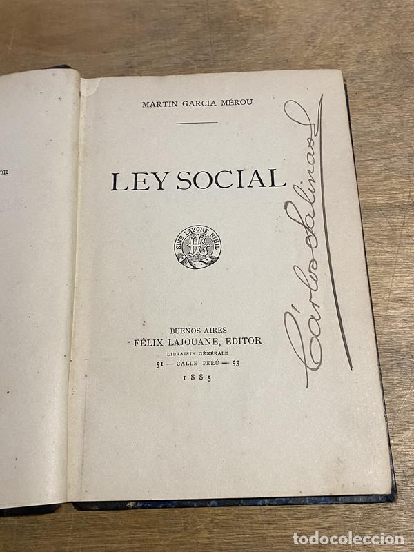 Libros: Ley Social - Garcia Merou, Martin - Foto 1