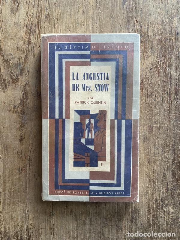 Libros: La angustia de Mrs. Snow - Quentin, Patrick - Foto 1