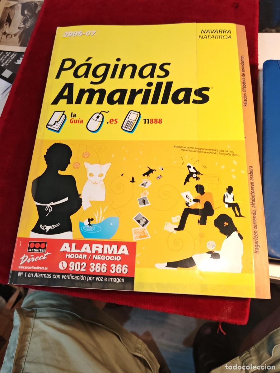 Libros: List&iacute;n guia telef&oacute;nica navarra y provincia 2006 - 2007 p&aacute;ginas amarillas