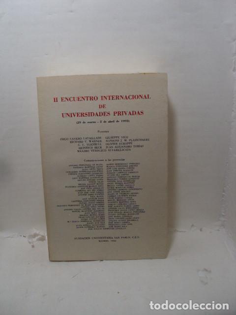 Livres: II ENCUENTRO INTERNACIONAL DE UNIVERSIDADES PRIVADAS (29 de marzo-2 de abril de 1993) - Varios Autor