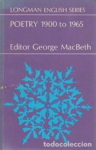 Libros: Poetry 1900 to 1965- 9780582341517