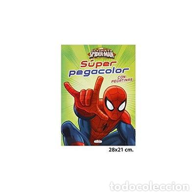 Libros: Spiderman: S&uacute;per pegacolor- 8436026775837