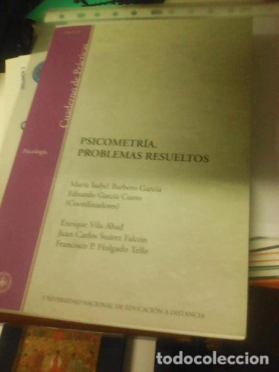 Libros: Psicometr&iacute;a. Problemas resueltos- 9788436248708