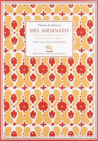 books: Del asesinato considerado como una de las bellas artes- 9788496956322
