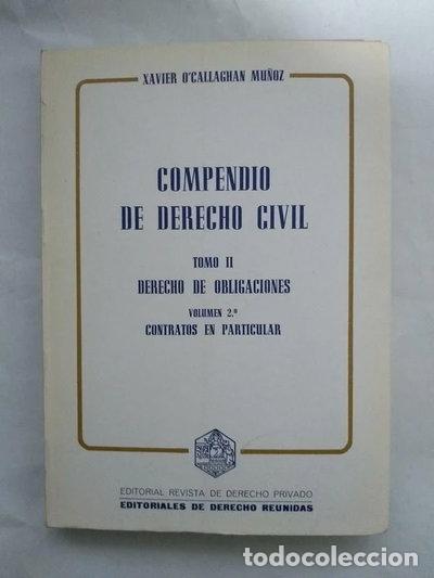 Livres: Compendio de Derecho Civil, II. Derecho de obligaciones, Contratos en particular- 9788471306234