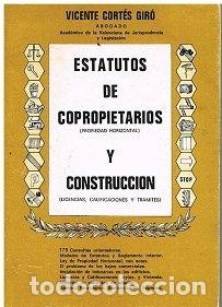 Libros: Estatutos de copropietarios y construcci&oacute;n- 9788430033911
