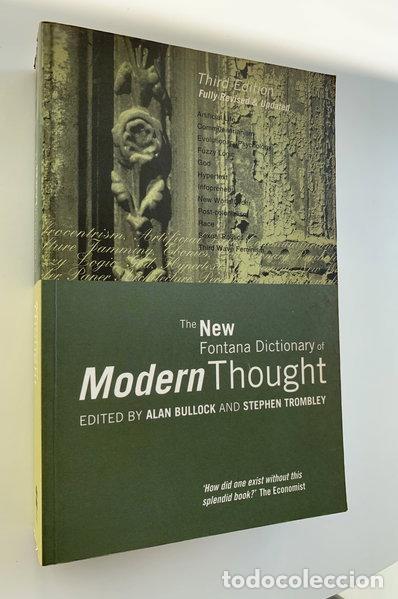 Livros em segunda m&atilde;o: The New Fontana Dictionary of Modern Thought- 9780006863830