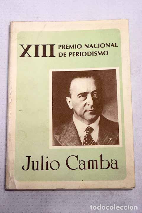 Libri di seconda mano: XIII Premio Nacional de Periodismo Julio Camba