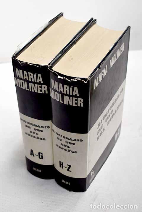 Livres: Diccionario de uso del espa&ntilde;ol.- Moliner, Mar&iacute;a