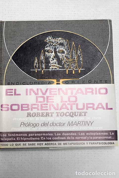 Libros: El inventario de lo sobrenatural.- Tocquet, Robert