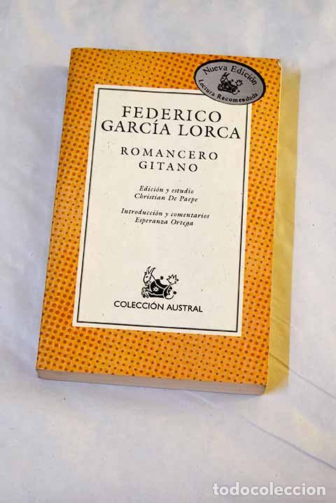 books: Romancero gitano: Garc&iacute;a Lorca, Federico.- Garc&iacute;a Lorca, Federico