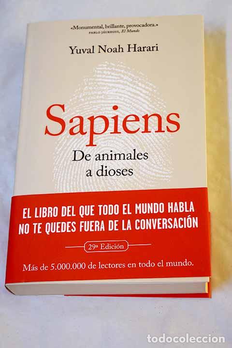 Libros: Sapiens, de animales a dioses: breve historia de la humanidad.- Harari, Yuval Noah