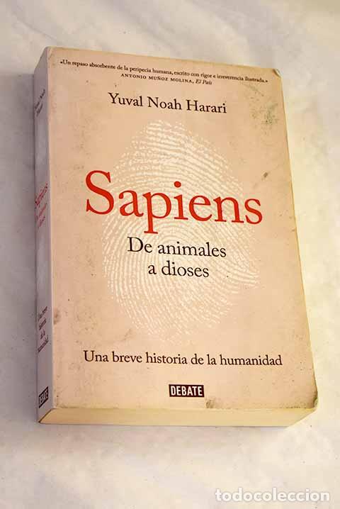 Libros: Sapiens, de animales a dioses: breve historia de la humanidad.- Harari, Yuval Noah