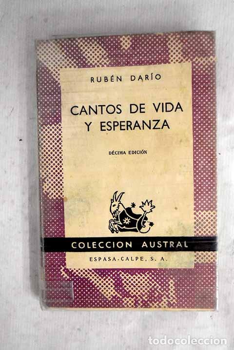 Libros: Cantos de vida y esperanza.- Dar&iacute;o, Rub&eacute;n