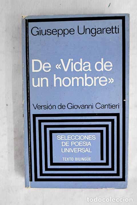 Livros em segunda m&atilde;o: De Vida de un hombre .- Ungaretti, Giuseppe