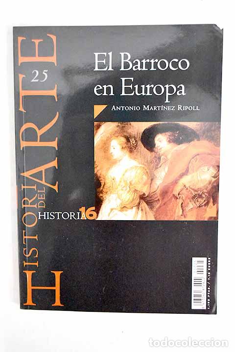 Libros: El barroco en Europa.- Mart&iacute;nez Ripoll, Antonio