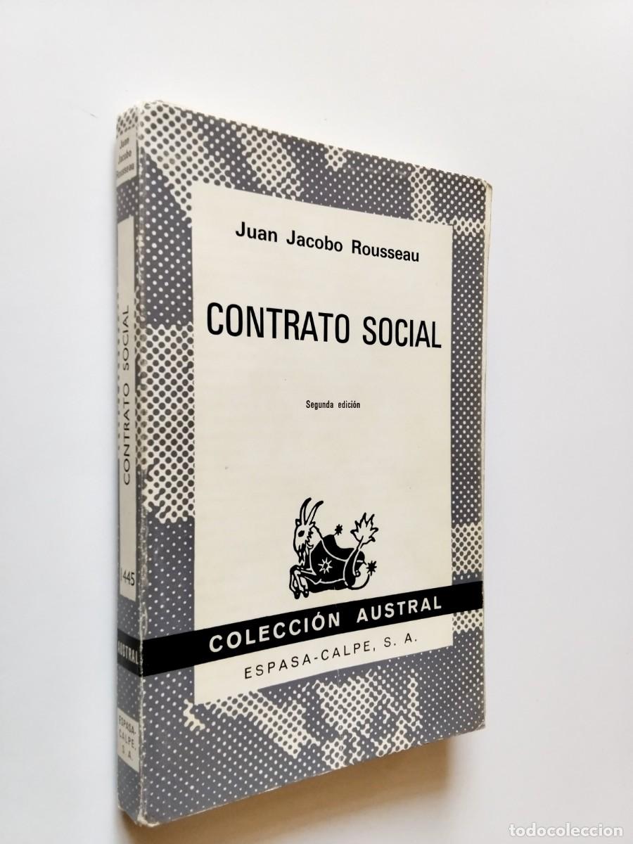 Libros: Jean Jacques Rousseau (Traducci&oacute;n de Fernando de los R&iacute;os) - Contrato social