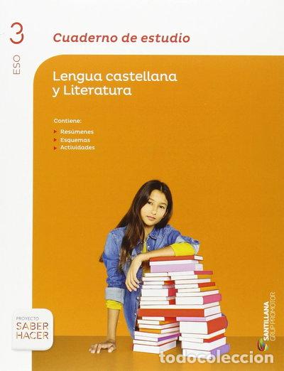 books: Cuaderno de Estudio Lengua Castellana y Literatura 3 ESO- 9788490470084