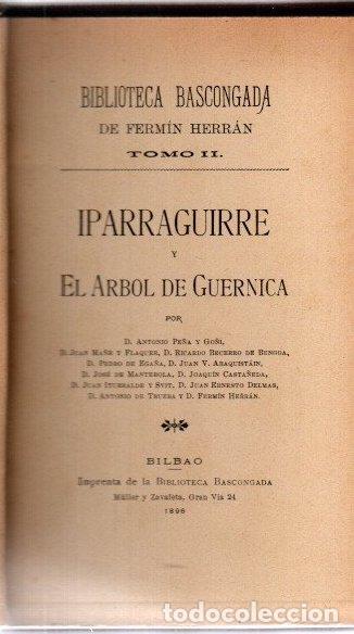 Libros: Iparraguirre y el &aacute;rbol de Guernica - VVAA