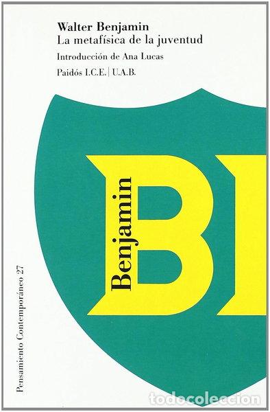 Libros: La metaf&iacute;sica de la juventud- 9788475099316