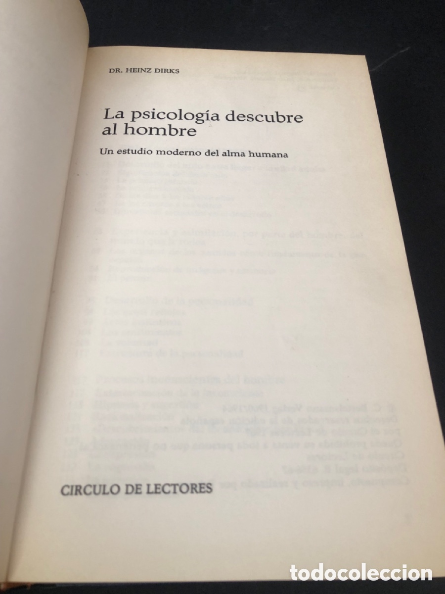 Libros: Heinz Dirks La Psicolog&iacute;a - Foto 3