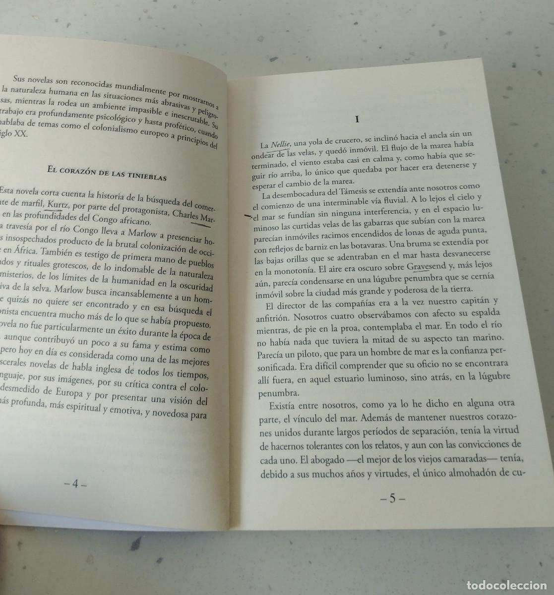 Libros: EL CORAZ&Oacute;N DE LAS TINIEBLAS, JOSEPH CONRAD, PLUT&Oacute;N EDICIONES, COMO NUEVA - Foto 3
