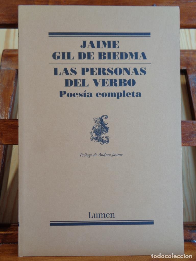 Libros: LAS PERSONAS DEL VERBO. Poes&iacute;a completa. - JAIME GIL DE BIEDMA