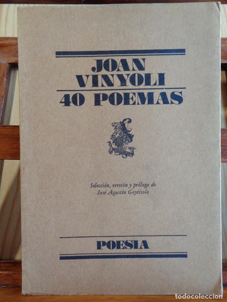 Libros: 40 POEMAS - JOAN VINYOLI