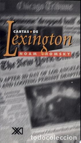 books: Cartas de Lexington reflexiones sobre la propaganda - Noam C - Noam Chomsky