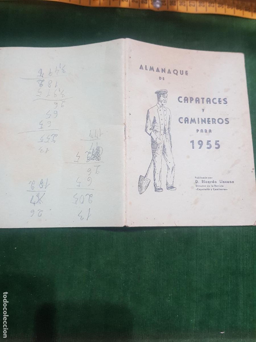 Libros: ALMANAQUE DE CAPATACES 1955-D.RICARDO LIZCAINO
