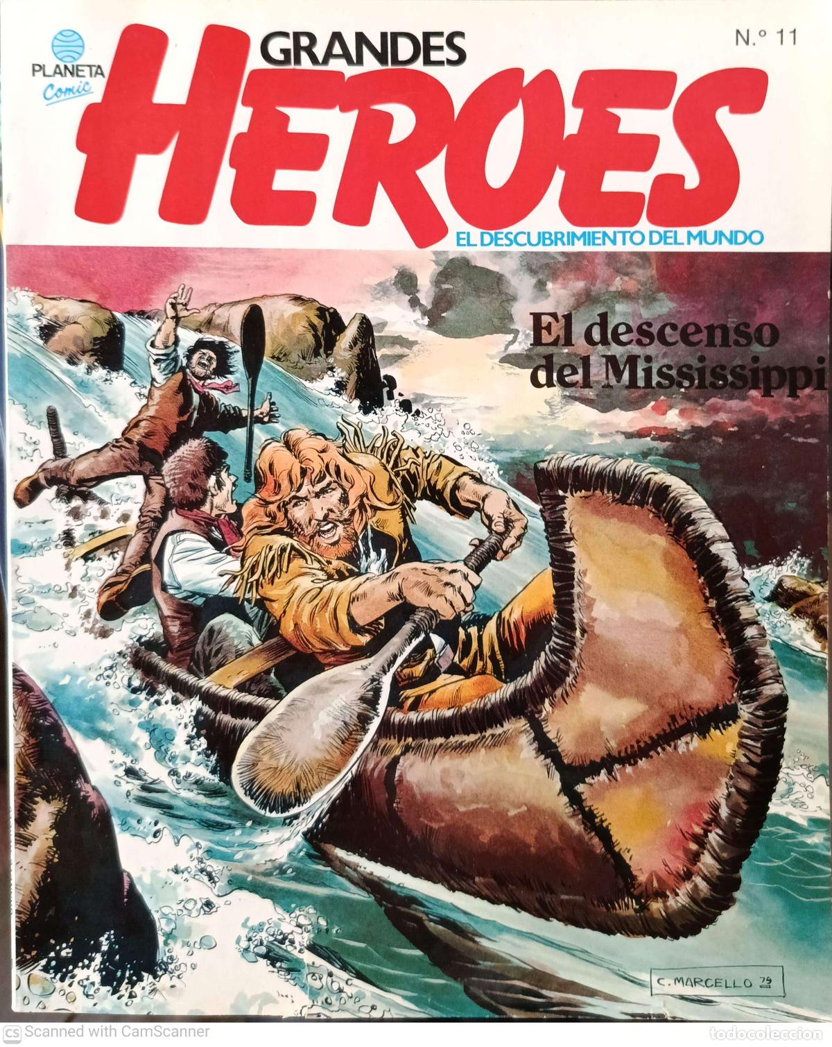 Libros: Grandes heroes. El descenso del Mississippi - Pierre Castex