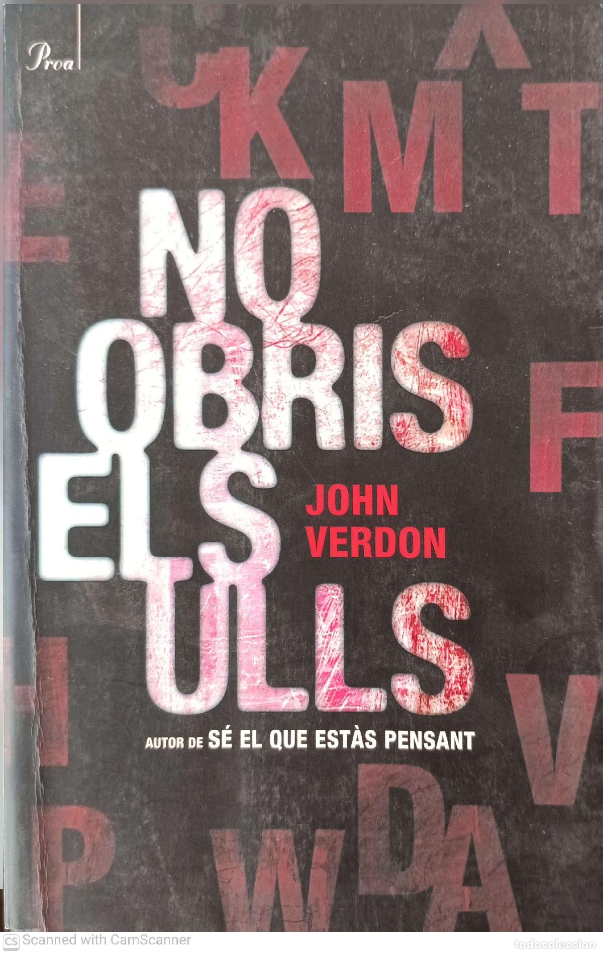 Libros: No obris els ulls - John Verdon - Foto 1