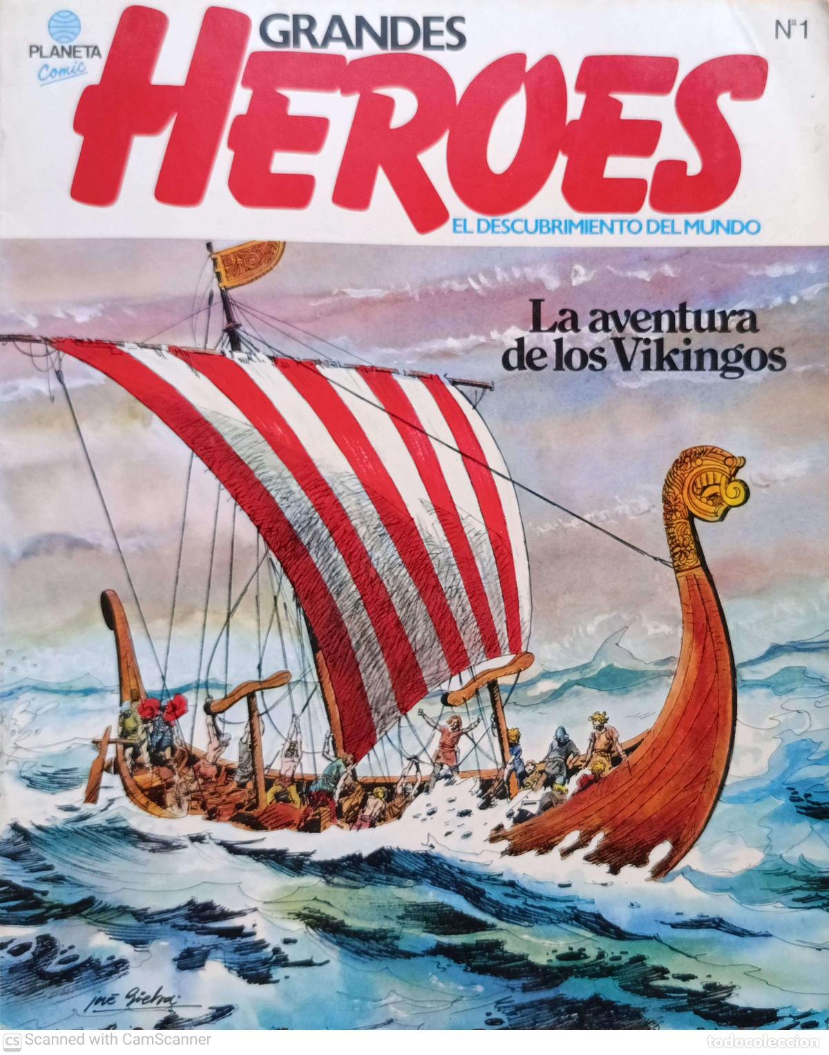 Libros: Grandes heroes. La aventura de los vikingos - Jean Ollivier