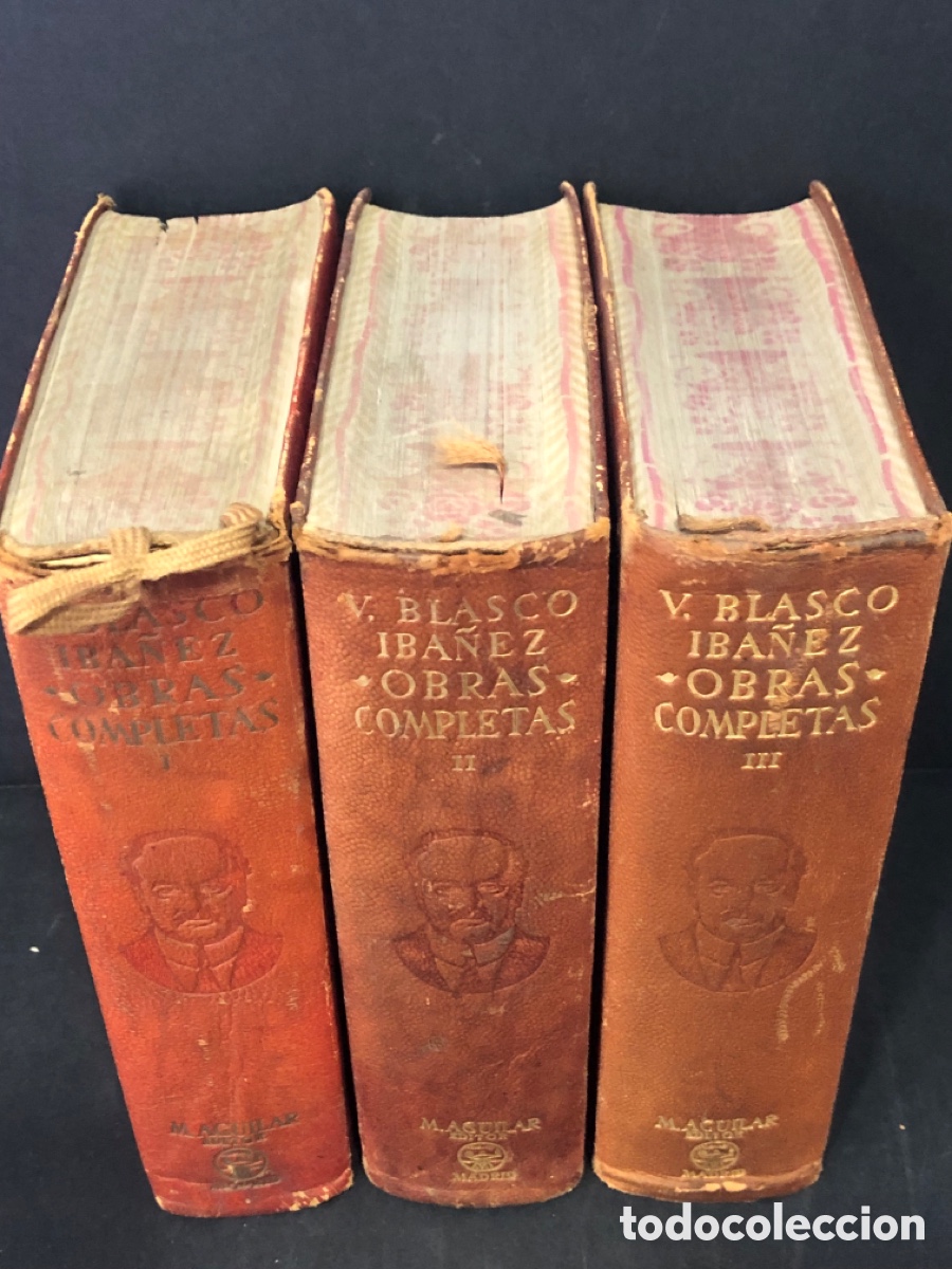 Libros: Obras completas V.Blasco Ib&aacute;&ntilde;ez 1946 - Foto 2