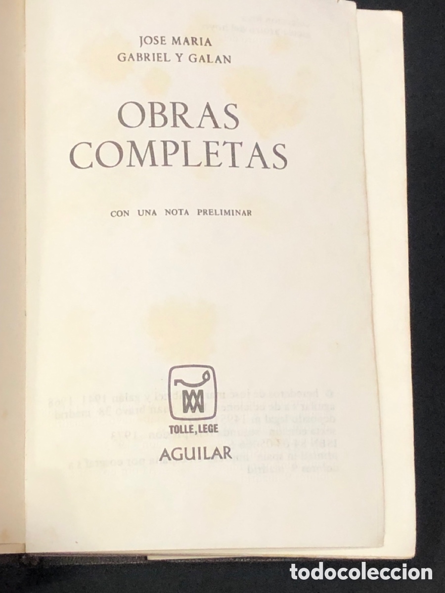 Libros: Grabiel y Galan Obras Completas - Foto 5