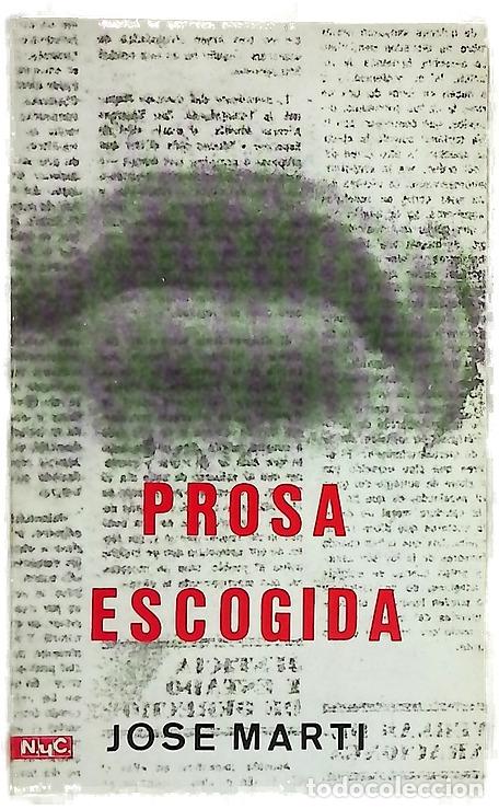 Livros em segunda m&atilde;o: Prosa escogida - Jos&eacute; Mart&iacute;
