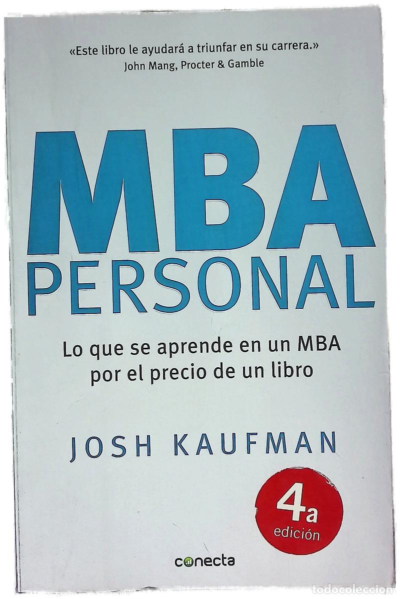 Libros: MBA personal lo que se aprende en un MBA por el precio de un libro