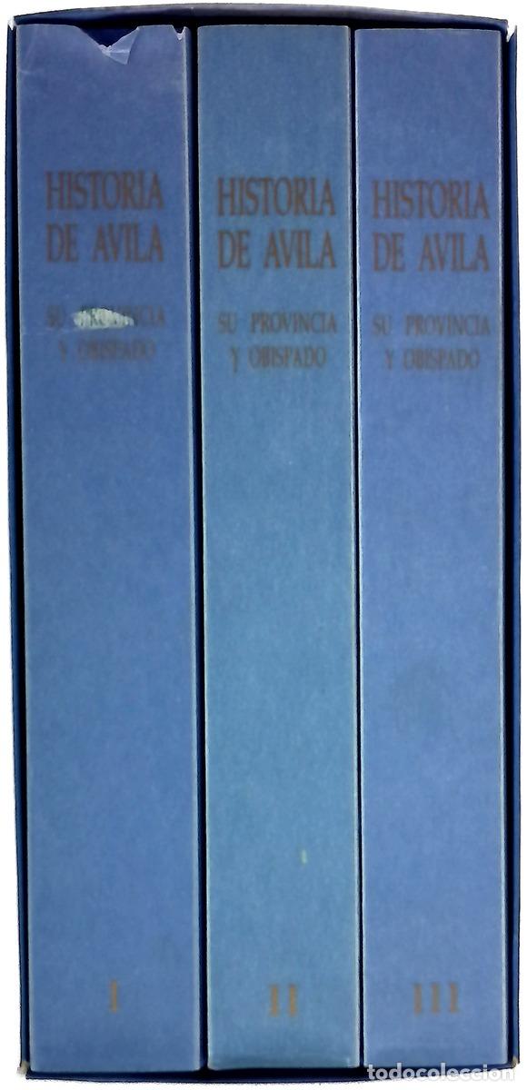 Libros: Historia de Avila, su provincia y obispado Tomo I, II y III