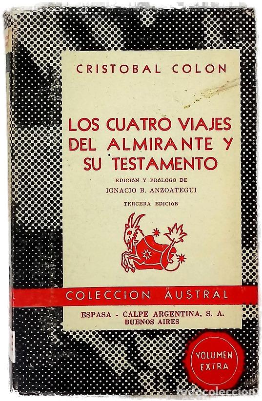 Libros: Los cuatro viajes del Almirante y su testamento