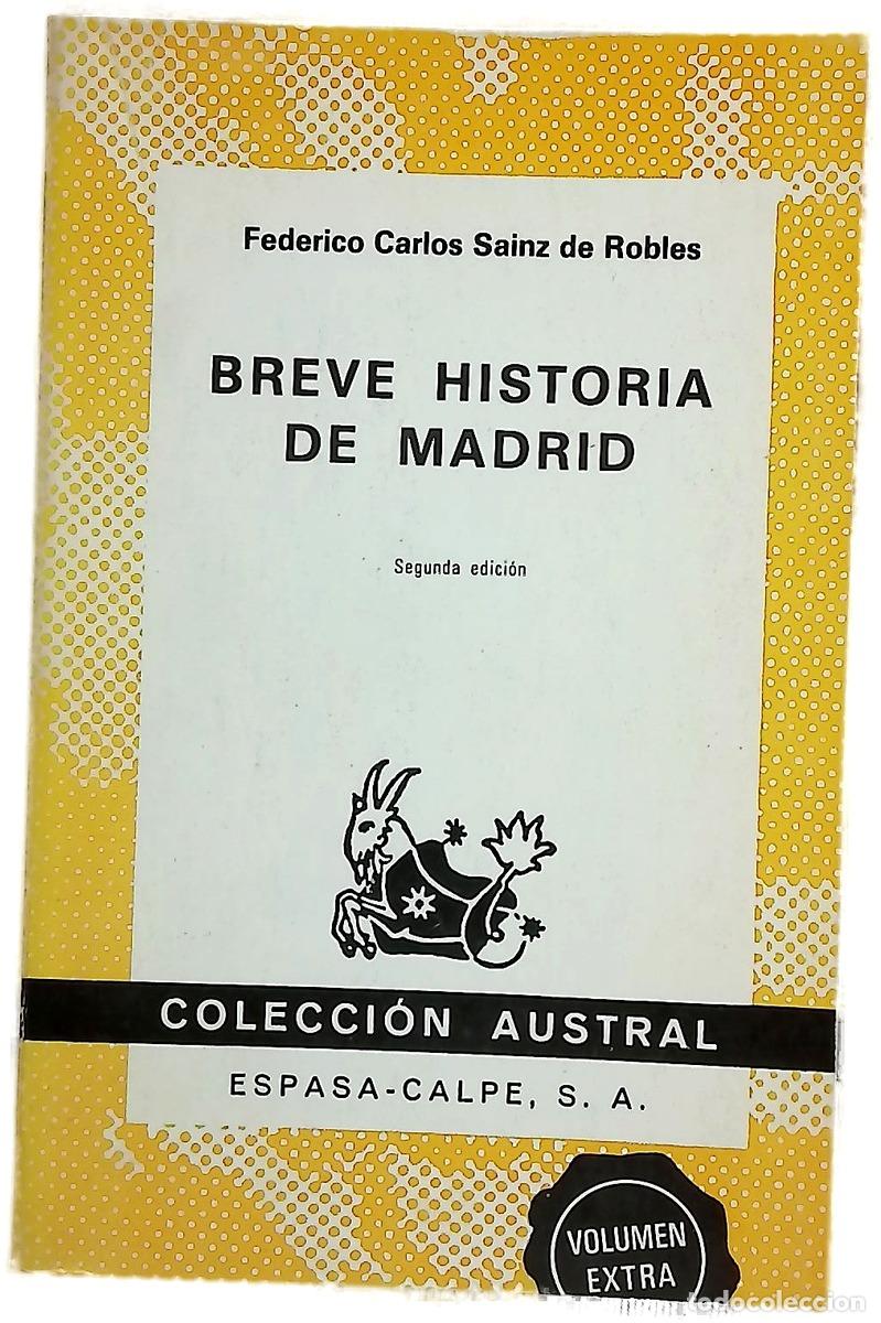 Livros em segunda m&atilde;o: Breve historia de Madrid - Sainz de Robles, Federico Carlos