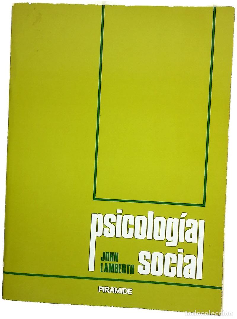 Livres: Psicolog&iacute;a social - Lamberth, John; Burgaleta &Aacute;lvarez, Rafael