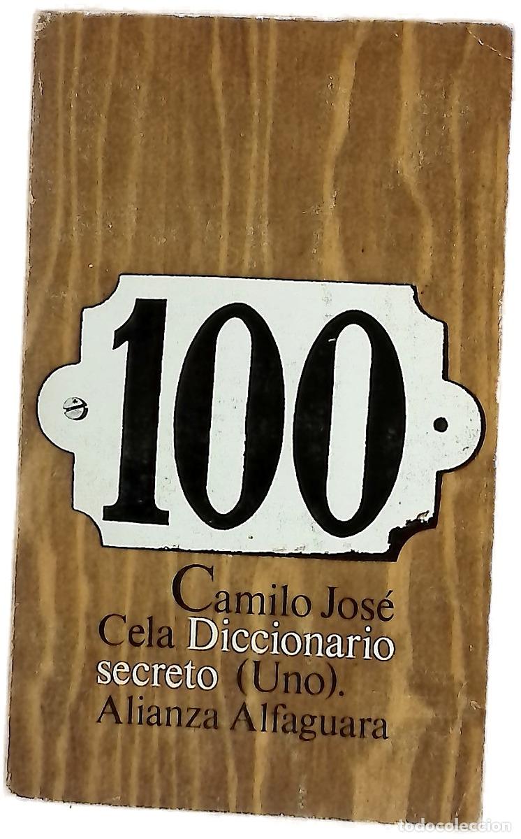 Libros: Diccionario secreto - Cela, Camilo Jos&eacute;