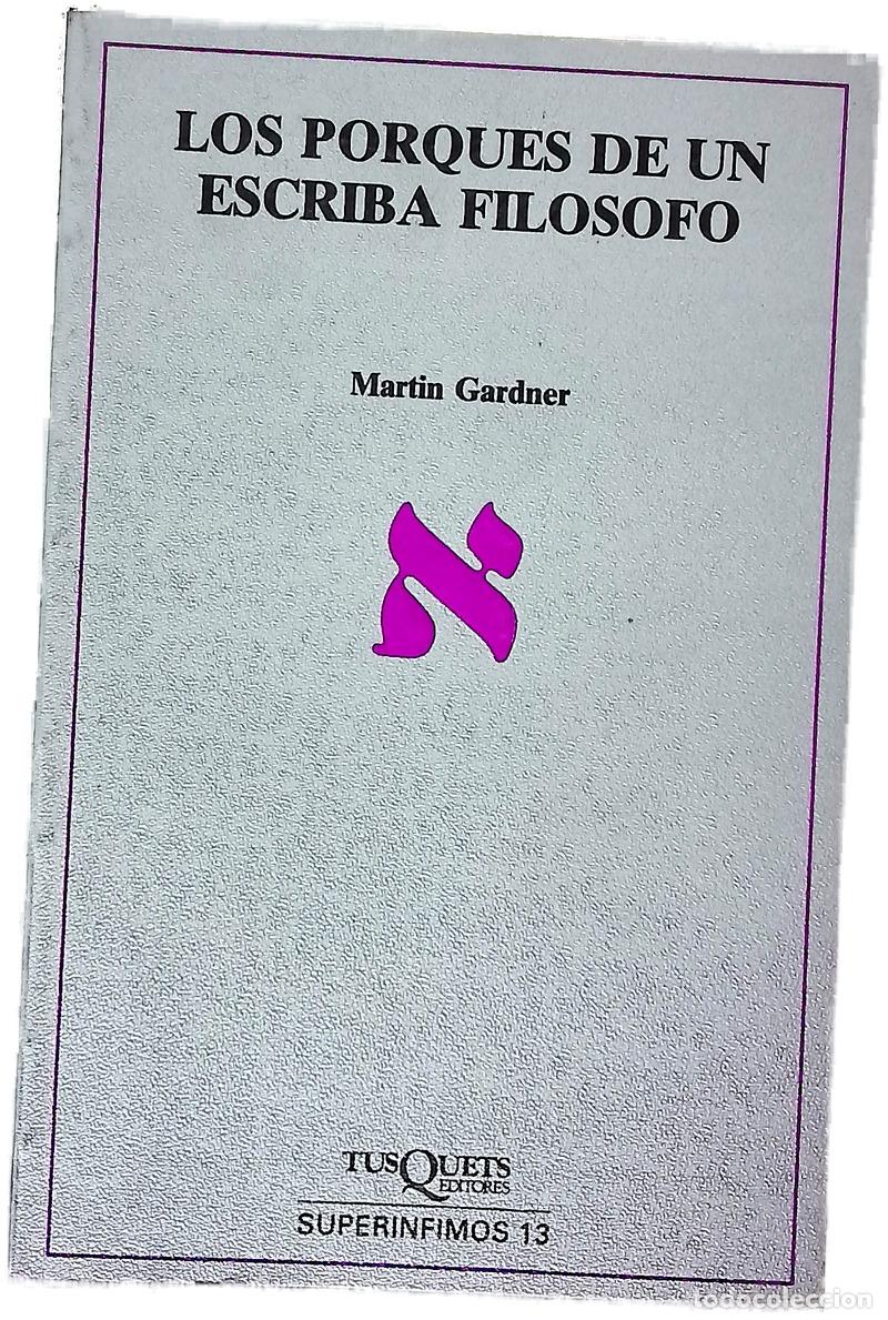 Libros: Los porqu&eacute;s de un escriba fil&oacute;sofo