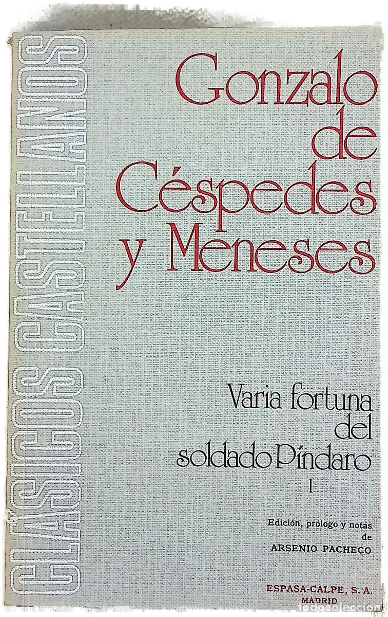 Libros: Varia fortuna del soldado P&iacute;ndaro I