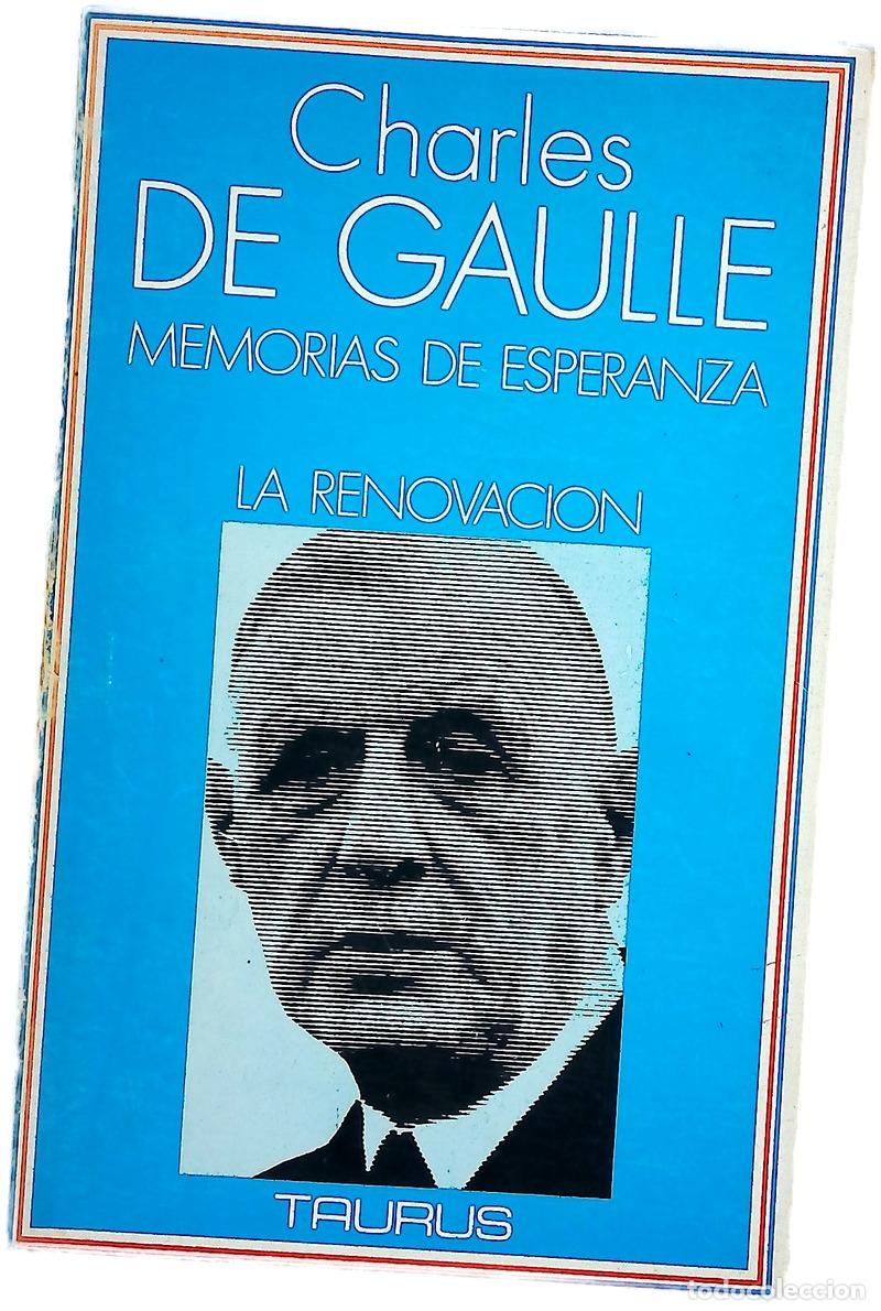 Libros: Memorias de esperanza - Gaulle, Charles de; Trapero, Florentino