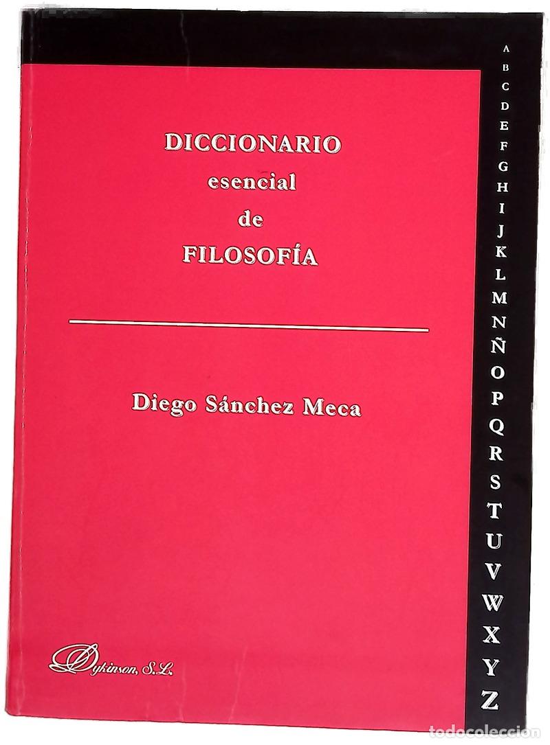 books: Diccionario esencial de filosof&iacute;a