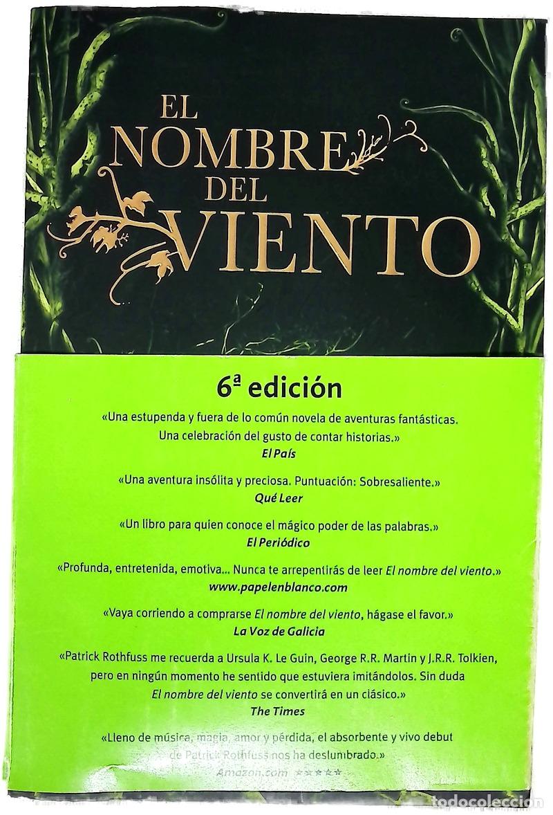 Libros: El nombre del viento - Rothfuss, Patrick; Rovira Ortega, Gemma