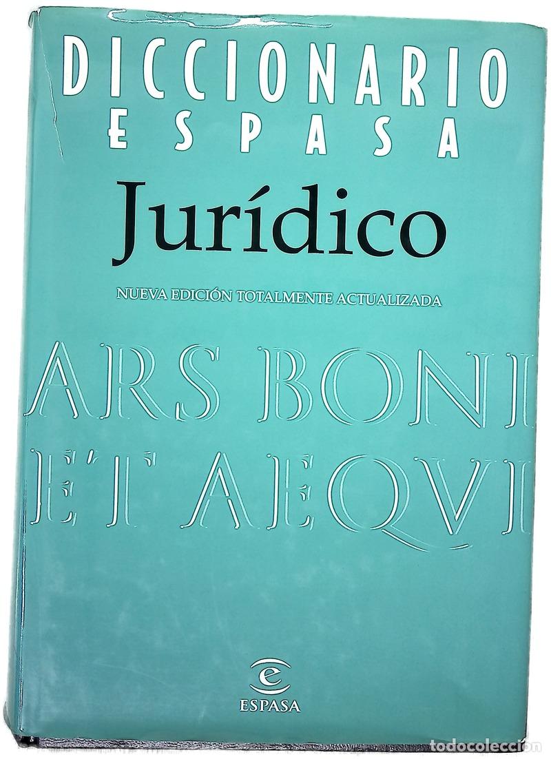 Libros: Diccionario jur&iacute;dico Espasa
