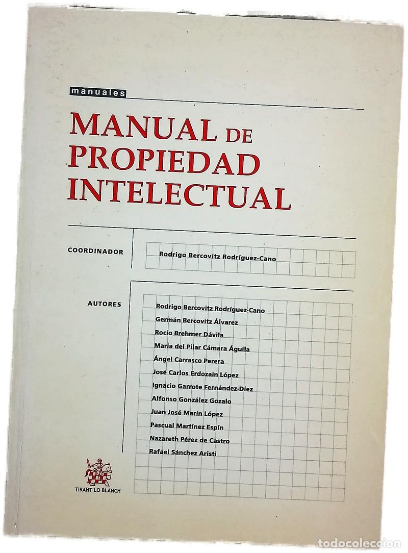 Libros: Manual de propiedad intelectual